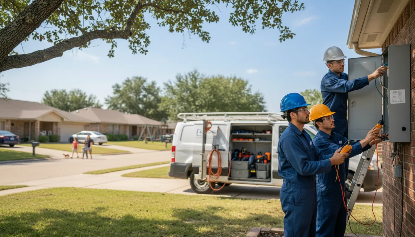 Certified electrician providing emergency electrical services in Nalcrest, FL